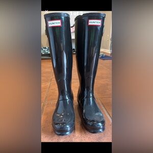 Hunter Black Rain Boots